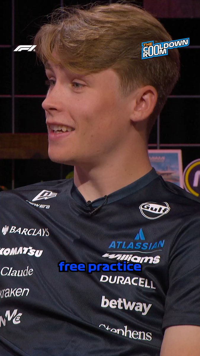 We'll be seeing Luke Browning on track in FP1 this weekend, amongst a few other junior drivers! 😮💨 Watch the latest episode of The Cooldown Room on F1 TV now! 📺 #F1