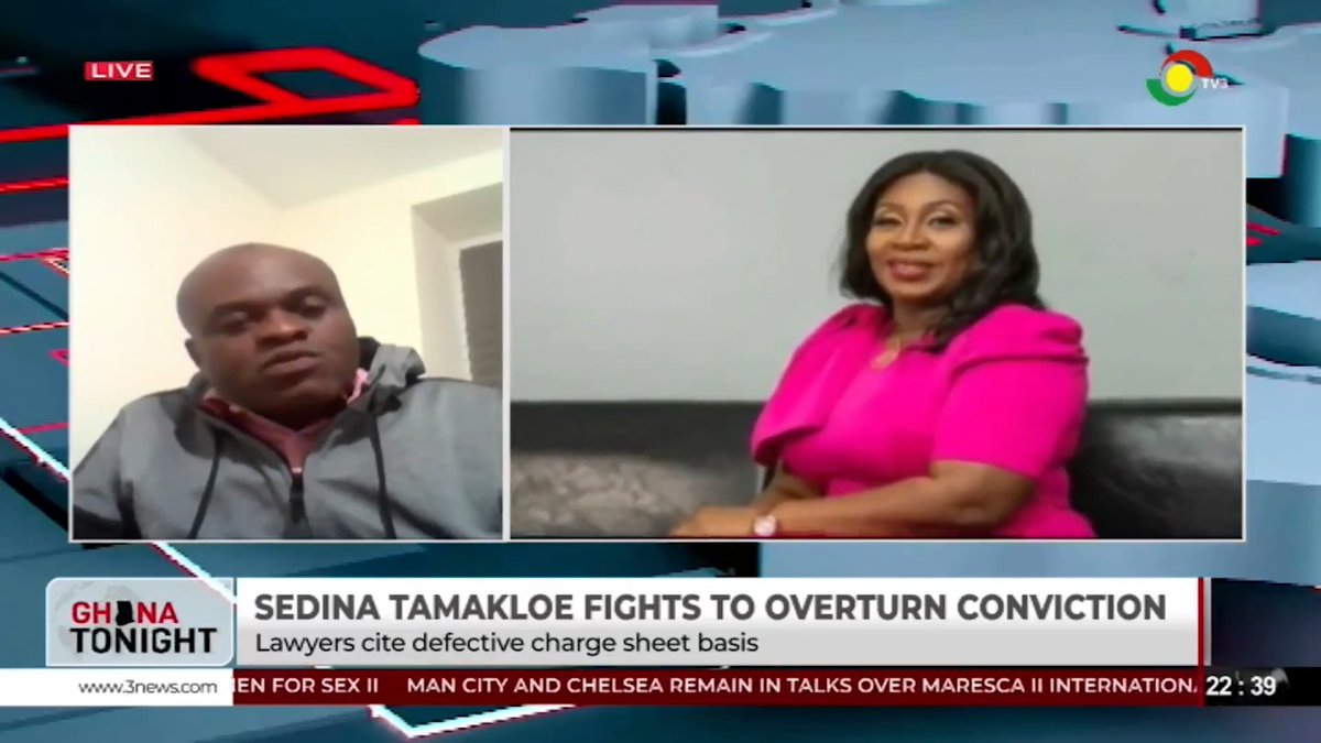 If we are going by the law, former CEO of MASLOC, Sedina Tamakloe-Attionu's sentence started the day it was pronounced; hence, the state now has to go to court to challenge it. - Lawyer Martin Kpebu #GhanaTonight #TV3GH