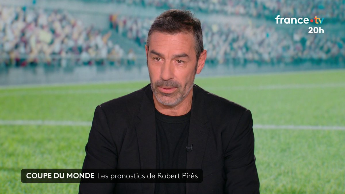 Quels sont les grands favoris du Mondial, en plus de la France ? "Le Portugal, l'Espagne", selon le champion du monde 1998 Robert Pirès. "Je pense au Maroc, au Sénégal..." #JT20h