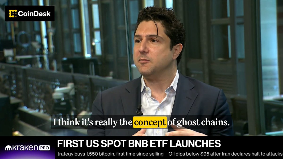 .Kyle Dacruz of @VanEck_US says BNB may be one of the most underappreciated chains among U.S. investors.