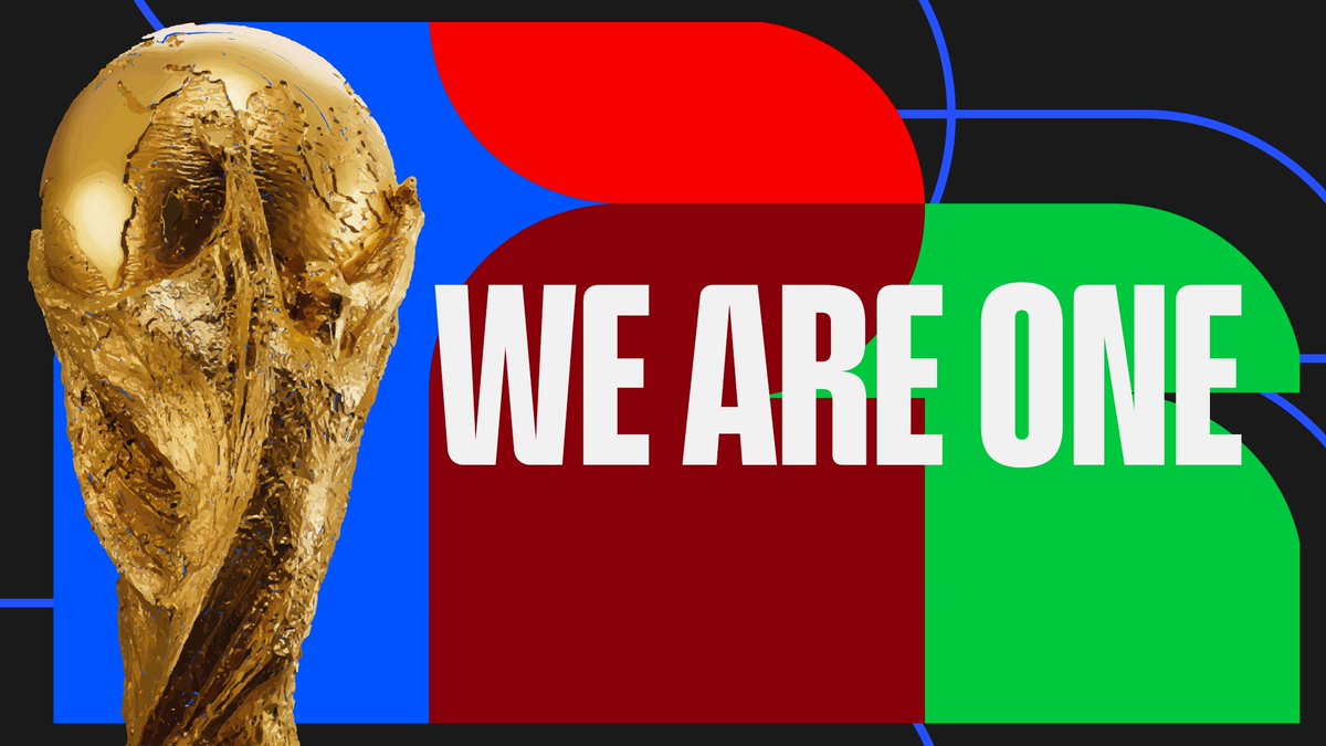All for one and one for All. 👊🏾 We are coming, All of Us, We are ONE. 🌍❤️ #FIFAWorldCup