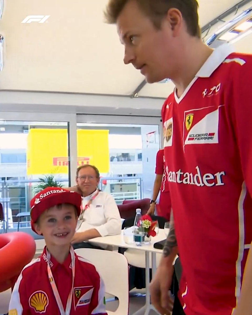 Tears became smiles for this little Ferrari fan back in 2017! 🥹 #F1 #BarcelonaGP