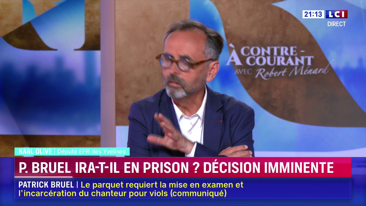 🗣️ Affaire Bruel : "Le problème de la justice en France, c’est sa lenteur, et elle ne va vite qu’avec les gens célèbres. Or, on souhaiterait que cela aille vite pour tout le monde", affirme le maire de Béziers, Robert Ménard.