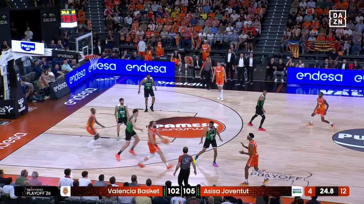 BENDITA LOCURA BENDITO BALONCESTO BENDITO PARTIDAZO Nos vamos a la prórroga en el Roig Arena 🔥 #LigaEndesaxDAZN 🏀
