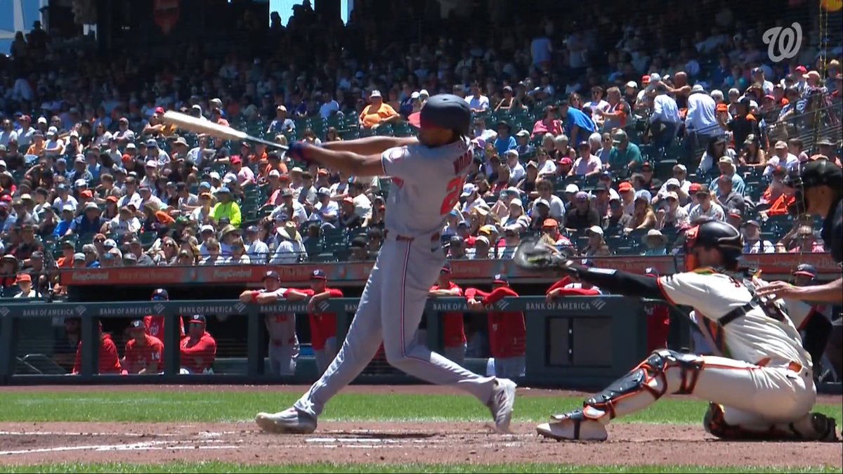 total smarty pants fans think james wood high fly ball is going to be a home run
