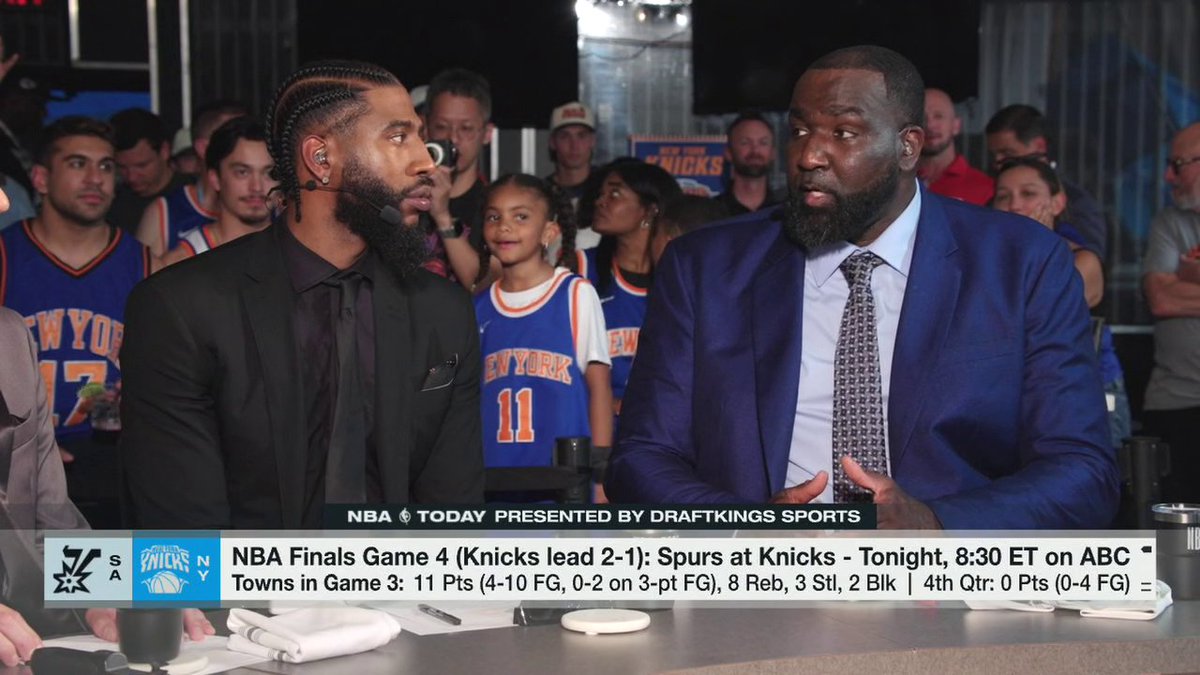 "To be honest with you, the Knicks haven't had an answer for Stephon Castle or Dylan Harper." Kendrick Perkins says Mike Brown has adjustments to make in Game 4 🗣️