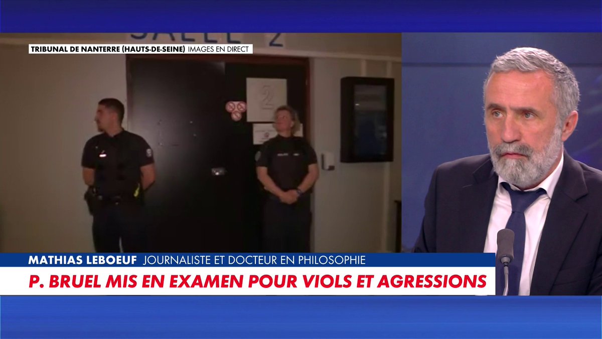 «Je suis surpris par l’espèce de passivité dont fait preuve Patrick Bruel», s'étonne le journaliste et docteur en philosophie Mathias Leboeuf, à propos de l'affaire Patrick Bruel, dans #LeMeilleurdelinfo Toute l'info est à retrouver sur