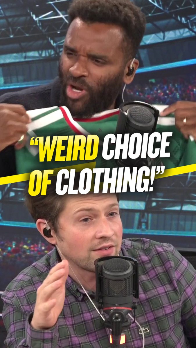 "A weird choice of clothing!" Darren Bent clashes with Rory Jennings after calling those who wear football shirts "weirdos!"