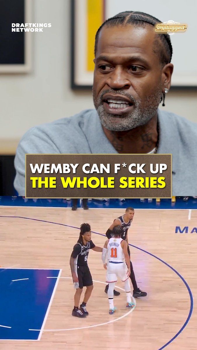 Wemby's taking shots all series long 👀😤 Matt & Stak react to his viral foul on Jalen Brunson... and why the Spurs desperately need a Wemby protector 🔥