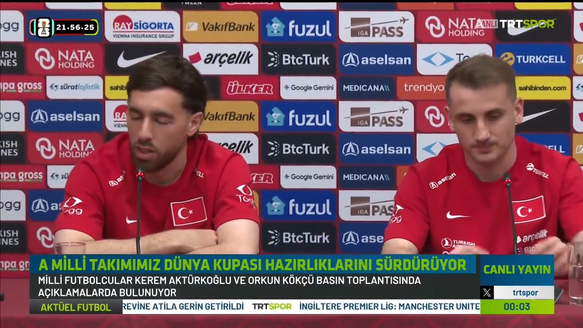 🗣️🎙️Orkun Kökçü: "İlk maçı sabırsızlıkla bekliyoruz. Arkadaş ortamı gayet iyi herkes birbiriyle gayet iyi anlaşıyor."