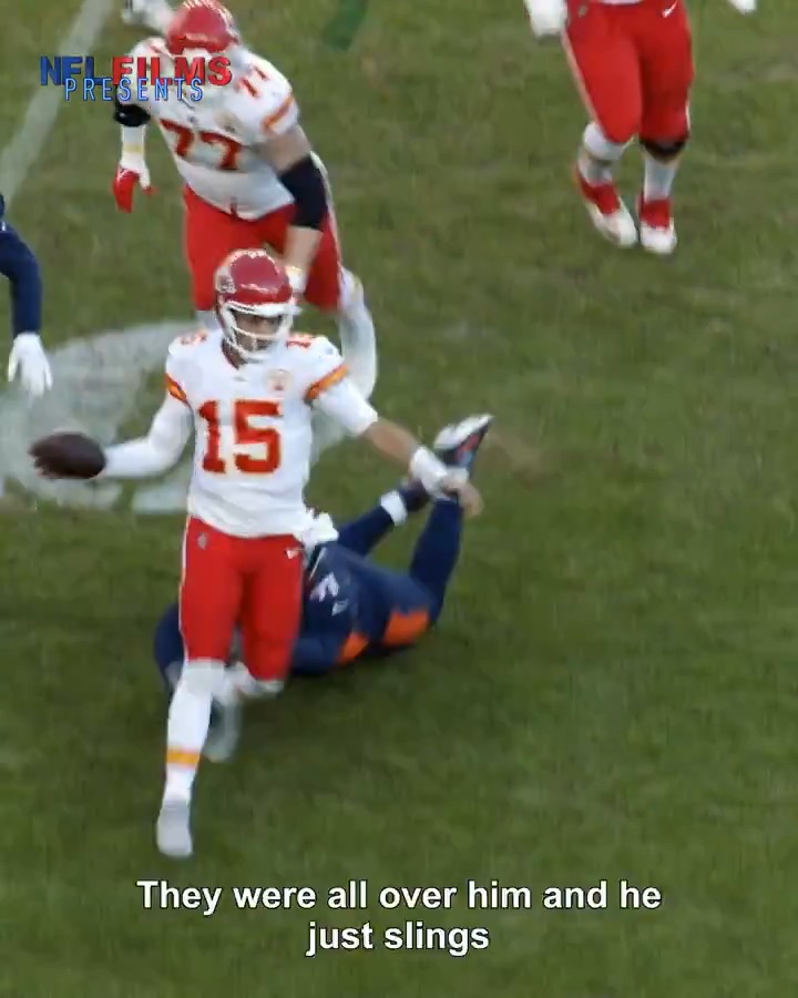 He'll read his receivers' minds 🧠 .Patrick Mahomes II football instincts >>>>