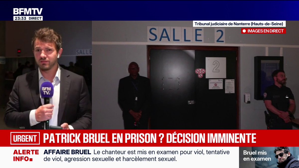 Affaire Patrick Bruel: le juge des libertés et de la détention s'est retiré pour délibérer sur le cas du chanteur