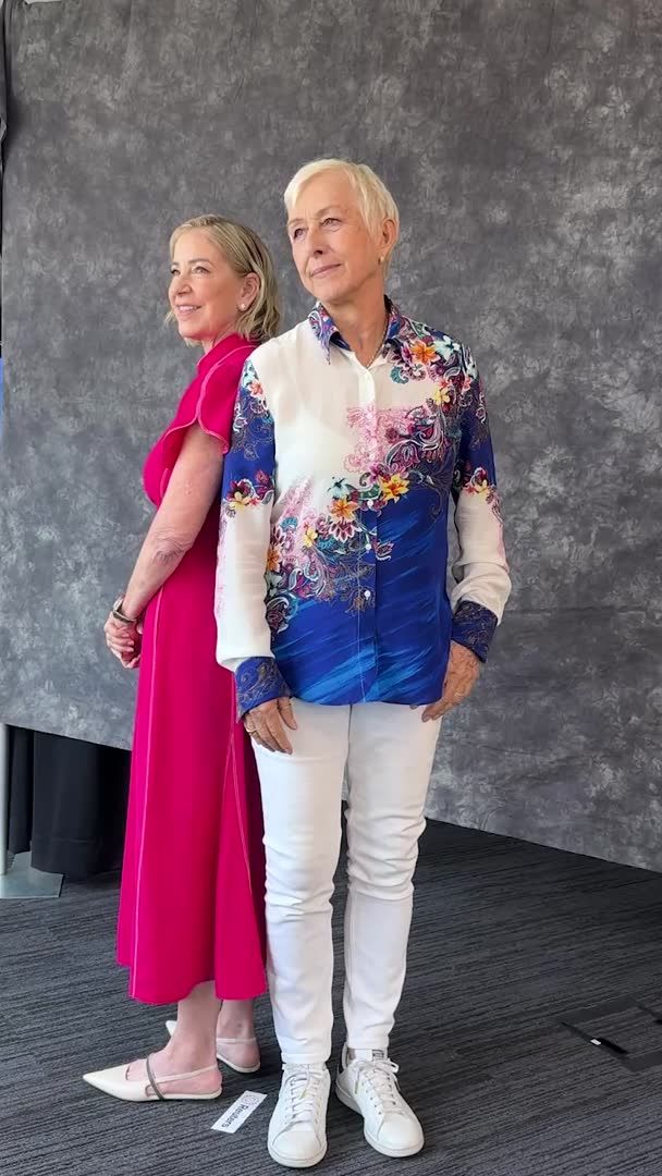 🎾 Who was more competitive? How would you describe one another? Tennis legends Chris Evert and Martina Navratilova answer our rapid-fire questions