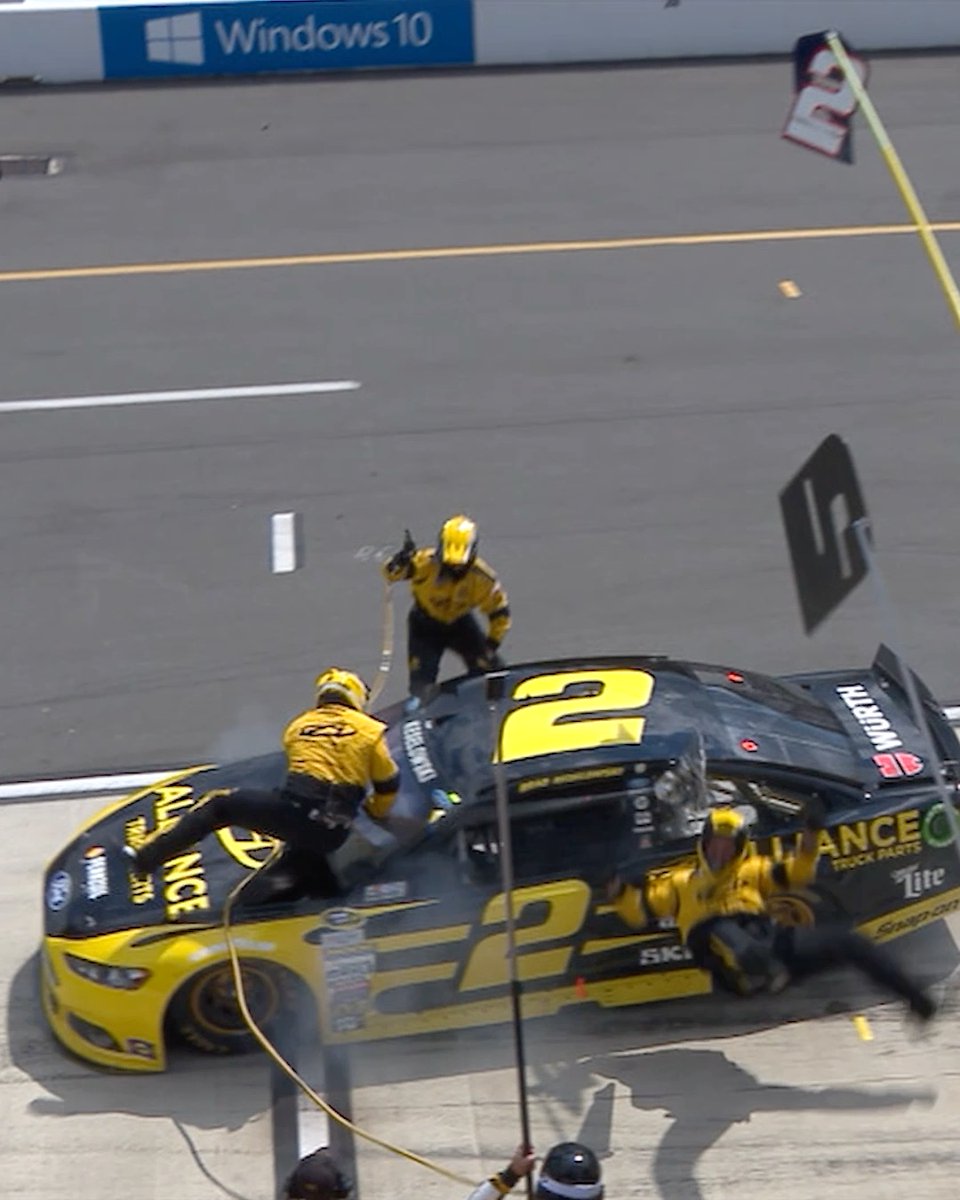 Another reason why our pit crews are TOUGH.
