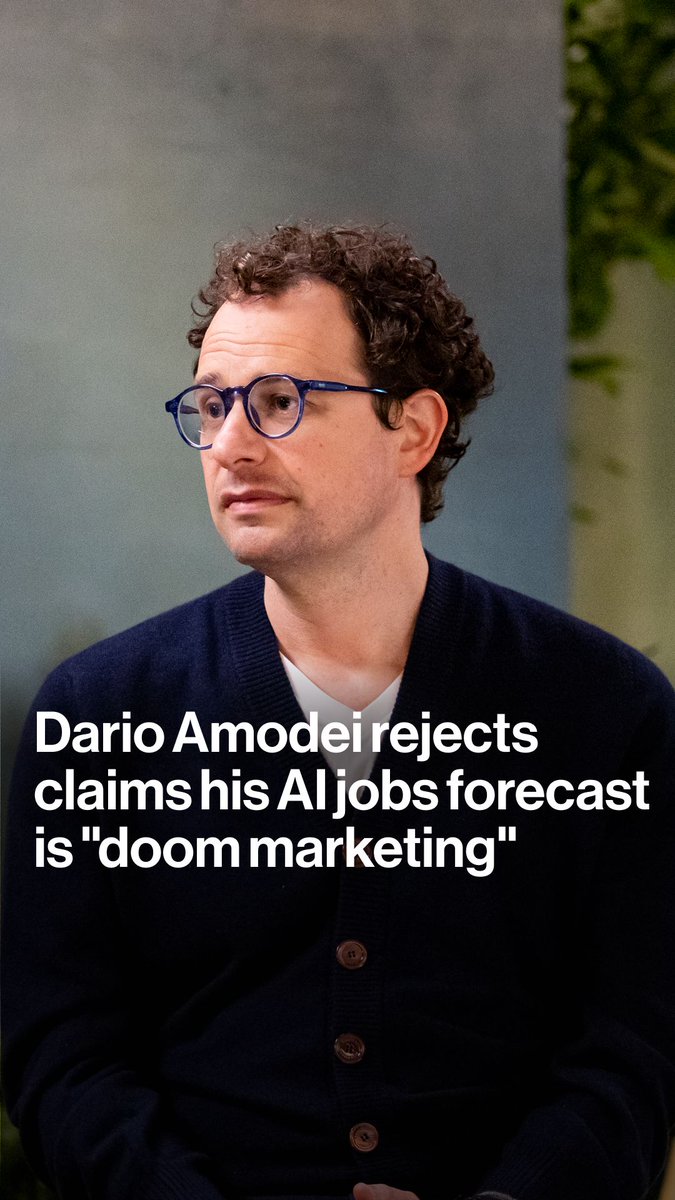 Anthropic CEO Dario Amodei has this message for anyone calling his AI predictions “doom marketing” — including Jensen Huang. And no, he’s not walking back his concerns about jobs.