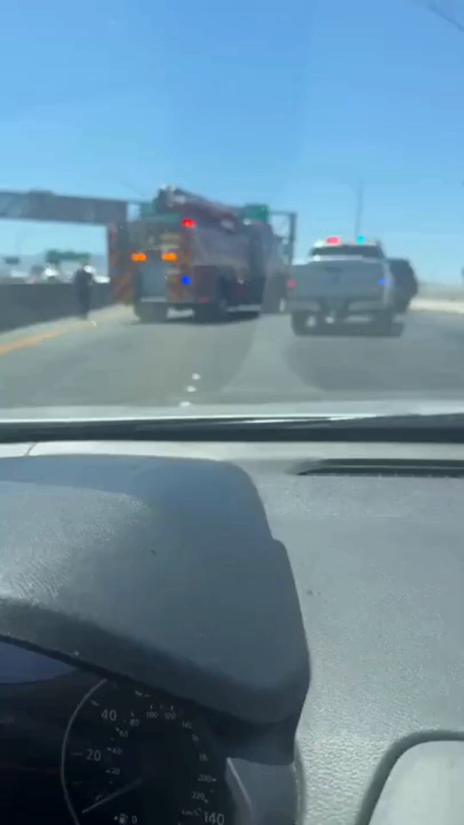ONLY ON FOX5: Video sent to our newsroom shows the moments leading up to a shooting on a Las Vegas freeway.