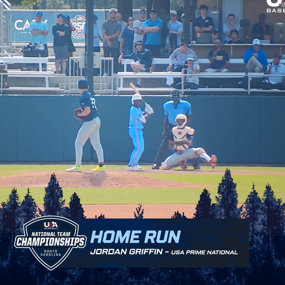 Inside-the-park homer! ⚡️ Make that a six-run inning in the first for USA Prime National! #ChampsNC26