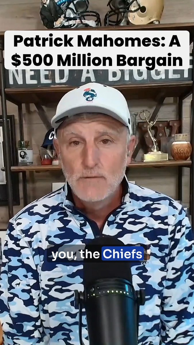 Patrick Mahomes just became the first half-billion-dollar player in NFL history. But when you look at what he's done for the Chiefs — three Super Bowl titles, five Super Bowl appearances, and a $3.3 billion stadium deal — the argument isn't that he's overpaid. It's that he might actually be a bargain. 📺: Full episode here: trey wingo