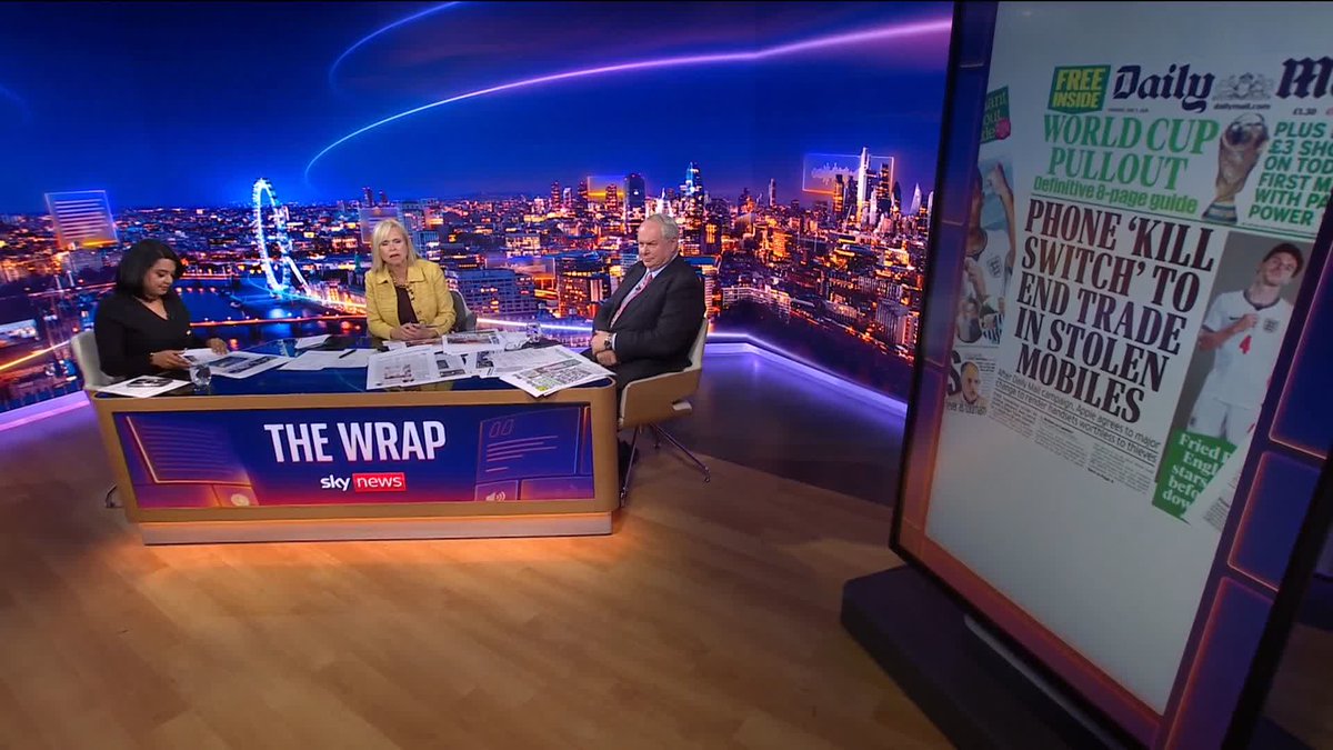 What's on Thursday's front pages? 📰 Sky's @AnnaBotting is joined by political commentator @AdamBoultonTABB and former Conservative special adviser @OmmaSalma for a first look at tomorrow's papers. #PressPreview: 📺 Sky 501, Virgin 602 and Freeview 233