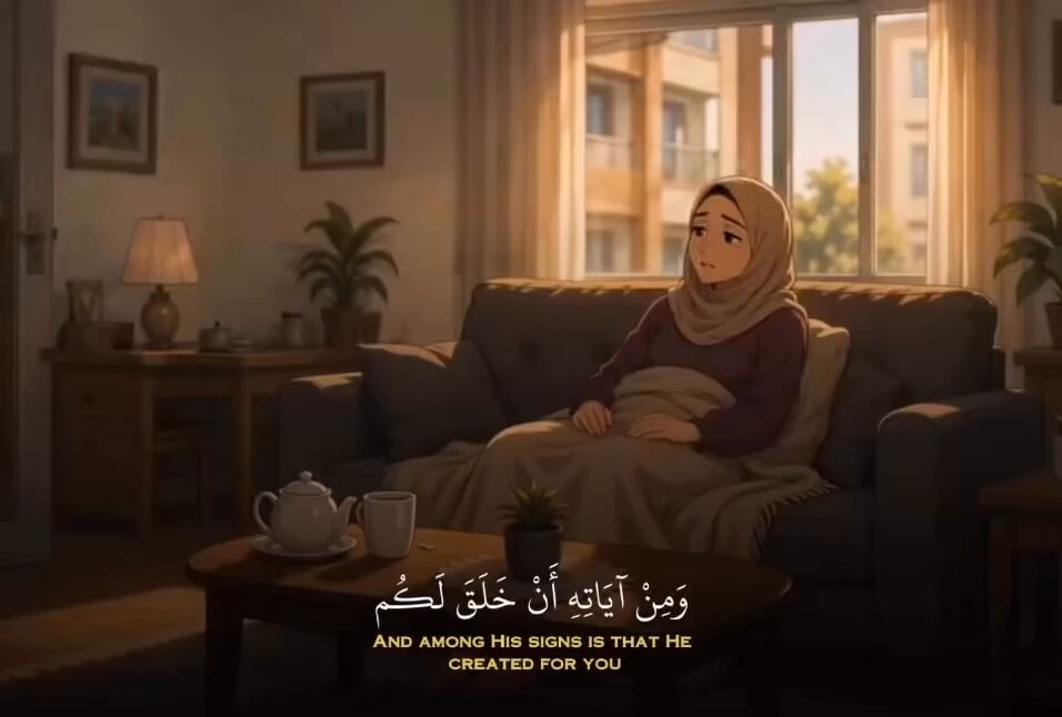 ﴿ وَجَعَلَ بَيْنَكُم مَوَدَّةً وَرَحْمَةً ﴾