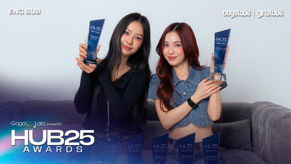 🏆 • MilkLove agradecem pelo prêmio de “Melhor Casal Protagonista” por Whale Store XOXO no #HUBAwards2025! MILKLOVE AT HUB AWARDS เลิฟรัก Milk (มิ้ลค์)