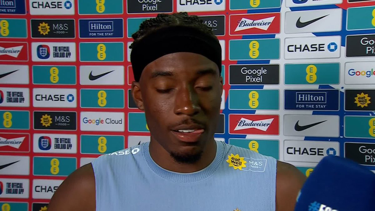 🗣️ "I should have scored one... But better to miss them now than when the tournament starts." Noni Madueke on England's performance, the strength of the squad and missed chances. 🎙️ Gabriel Clarke
