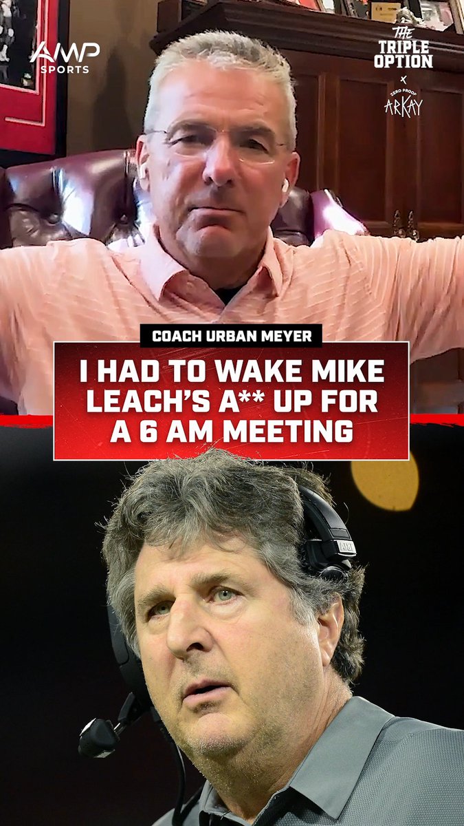 Was this impression of Mike Leach by Urban Meyer spot-on? 😂 𝔸𝕣𝕜𝕒𝕪 ℤ𝕖𝕣𝕠 ℙ𝕣𝕠𝕠𝕗