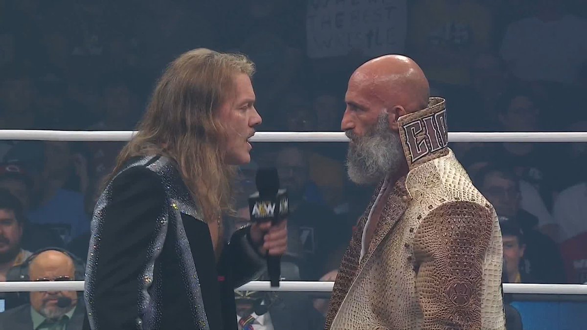 Security can barely keep Chris Jericho and Tommaso Ciampa separated! Watch #AEWDynamite LIVE on TBS & HBO Max