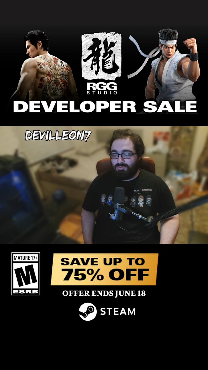 The RGG Studio Developer Sale on Steam is now live now and Devilleon7 is here to share their top picks. Save up to 75% on select Yakuza, Like a Dragon, and Virtua Fighter games until Jun 18th! ►Save here: