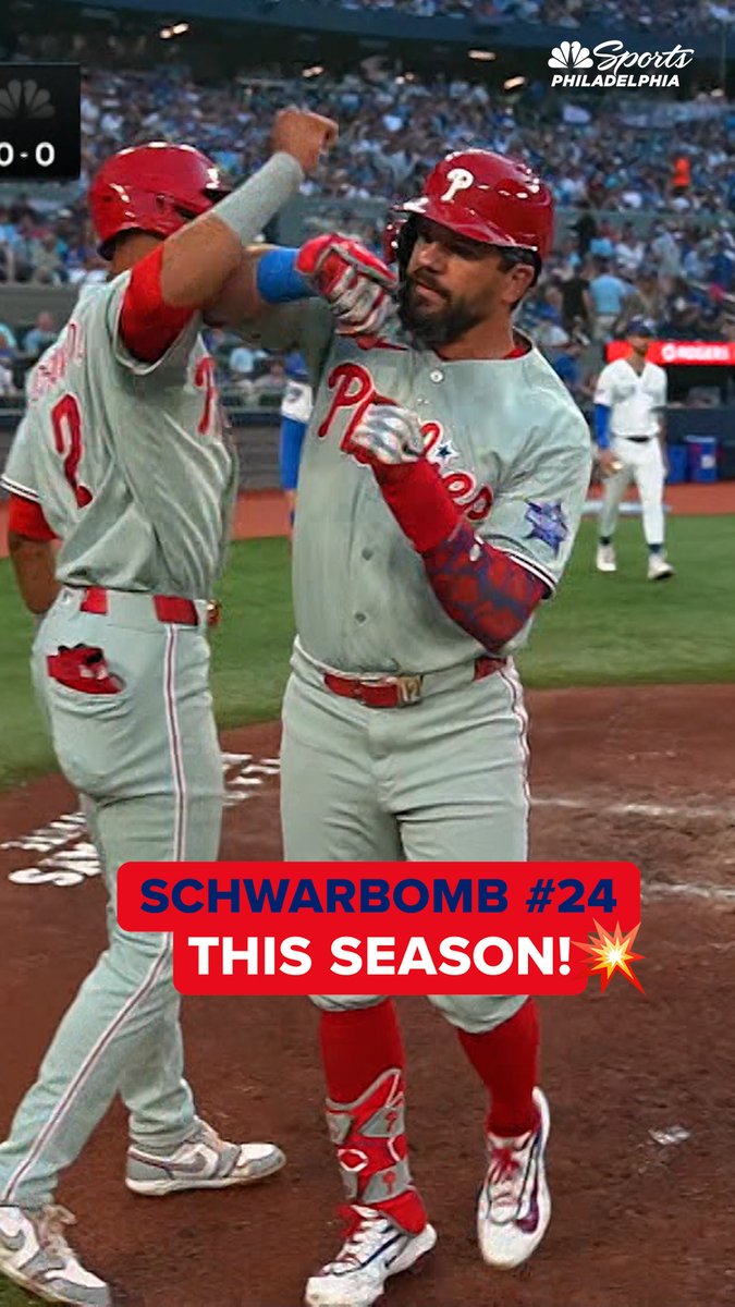 Just Schwarber doing Schwarber things 😎