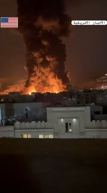 🚨#عاجل | قصف عنيف في العمق الإيراني لنظام #طهران المسحوق. سيتم تخليص العالم من هذا الشرور إلى البلاد.
