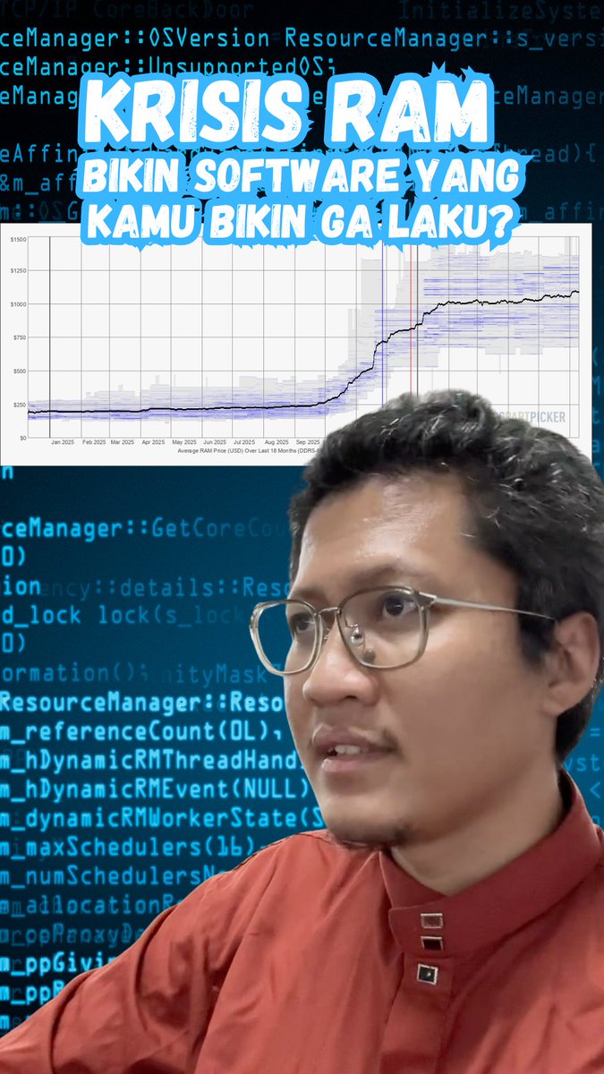 RAM Apocalypse adalah peringatan buat developer yang selalu melempar 'cost' performa ke pelanggan terus menerus sampai akhirnya ga bisa lagi. Developer zaman sekarang makin gampang ngelempar cost ke pelanggan. Bikin aplikasi dibungkus sandbox, lambat, dan rakus RAM.