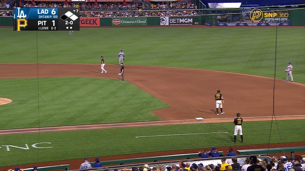 On Saturday it looked like Brandon Lowe could be done for months. Now he’s knocking Ohtani out of the game. What a player. That’s your starting NL 2B in the All-Star Game.