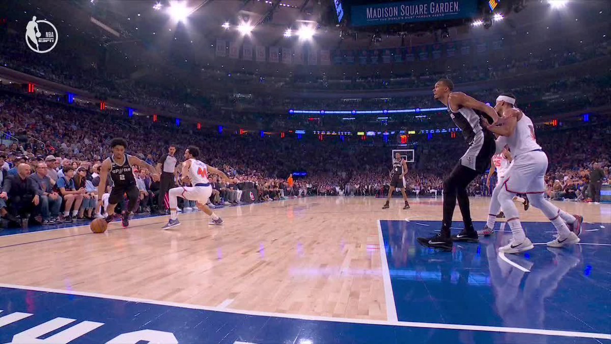 Knicks getting physical early with Wemby in Game 4.