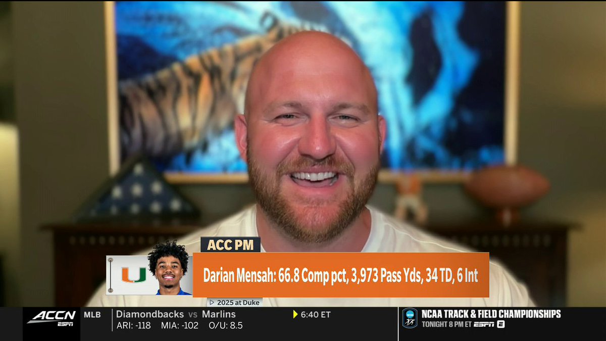 “I think Miami is a team that can win the national championship.” Eric Mac Lain says Darian Mensah will have Miami Hurricanes Football in the hunt for a national title next season 🙌