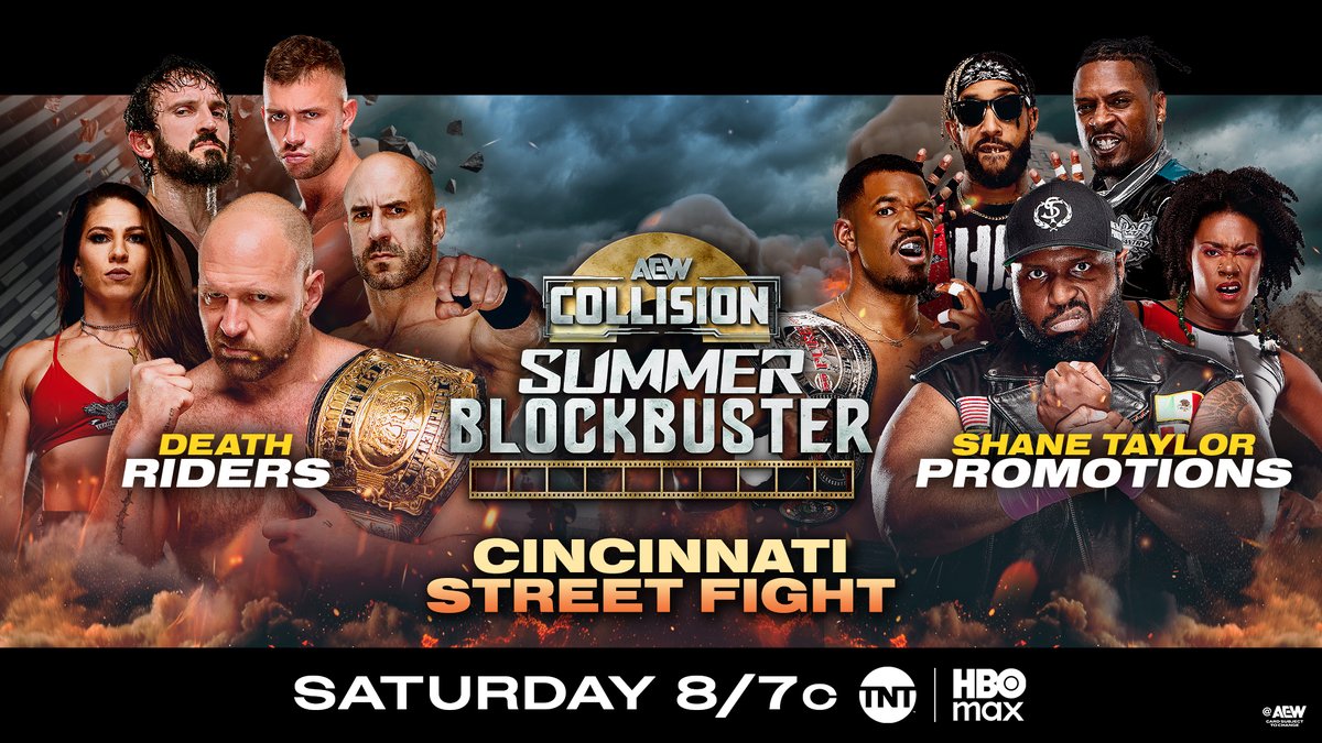 The battle lines have been drawn! STREET FIGHT! The Death Riders have declared war on Shane Taylor Promotions! Watch #AEWDynamite LIVE on TBS + HBO Max