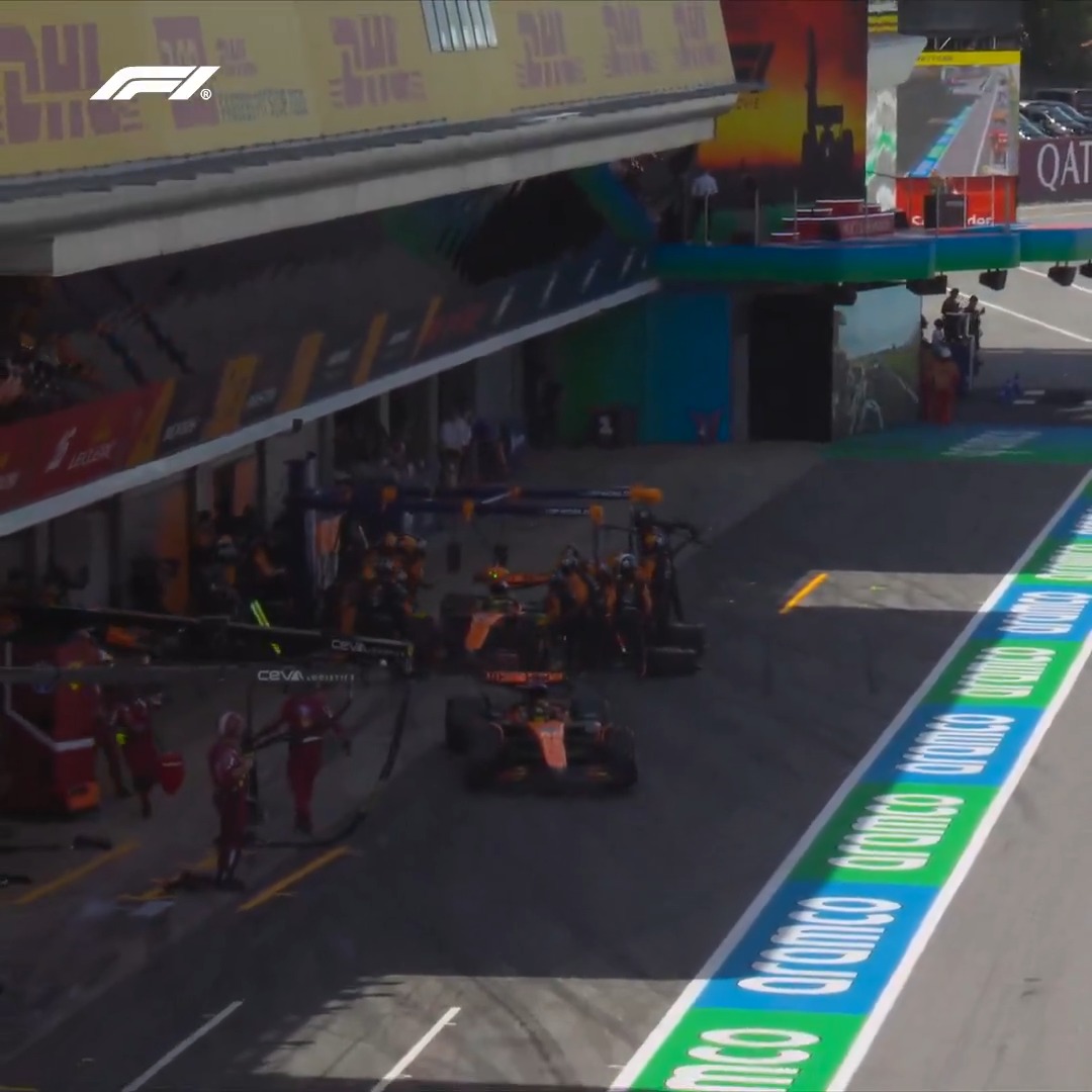 when mclaren remembered who they were in barcelona last year, pulled off a double stack and still kept the 1-2