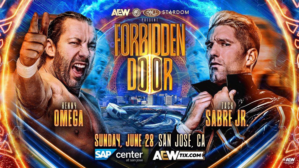 .ZSJ. Ⓥ is BACK for Forbidden Door! And he has issued a massive challenge to face Kenny Omega for the first time ever in #AEW! Watch #AEWDynamite LIVE on TBS + HBO Max