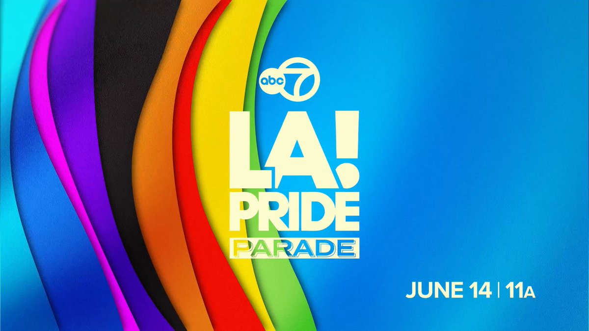 Join us for the L.A. Pride Parade Sunday at 11 a.m. in Hollywood or watch live on ABC7, wherever you stream ABC7 Los Angeles and Hulu! 🏳️‍🌈🏳️‍⚧️
