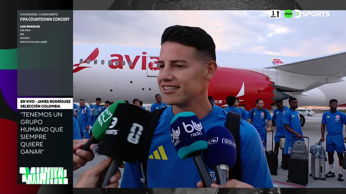 🇨🇴 James Rodríguez sobre el Balón de Oro para Luis Díaz: 💬 “Claro, ¿por qué no? Está en el top-5, para mí. Ha hecho una temporada única. Si llega a una gran final y podemos quedar campeones. Lucho balón de oro”