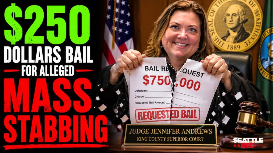 A Pierce County judge just decided that four stabbed students are worth $250 total. Bail for the Foss High School stabbing suspect was slashed from $750,000 to two hundred and fifty dollars, and he walked out. Does this make you feel safer sending your kid to school?