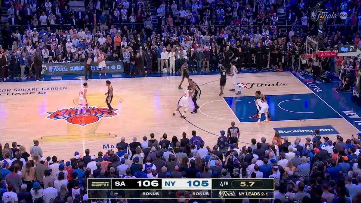 The Knicks just completed the largest comeback in NBA Finals history by erasing a 29-point deficit to take a 3-1 series lead against the Spurs.