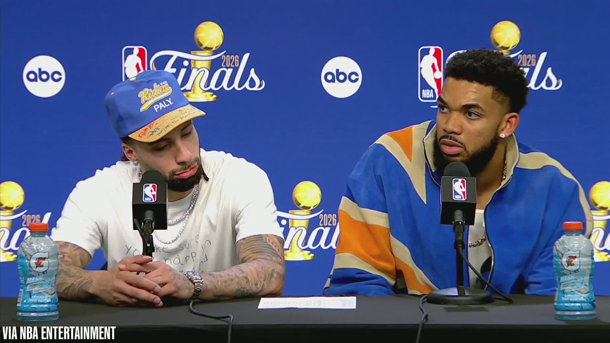 "Shout-out to our fans. They stuck with us. It was an ugly, ugly game. We didn't bring it in the first half but they stuck with us. They stayed in them seats and they kept cheering for us and they kept finding ways to give us energy." - Karl-Anthony Towns