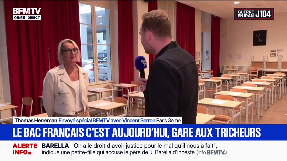 Début du bac de Français ce jeudi sous haute surveillance concernant les tricheurs