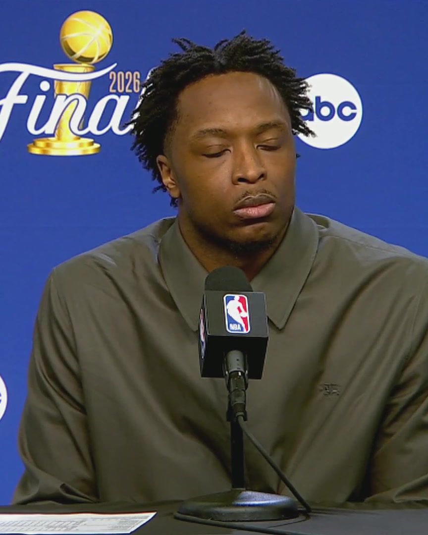 "When you do it once, you know you can do it again." OG Anunoby talks about the Knicks leaning on their experience with big playoff comebacks tonight: