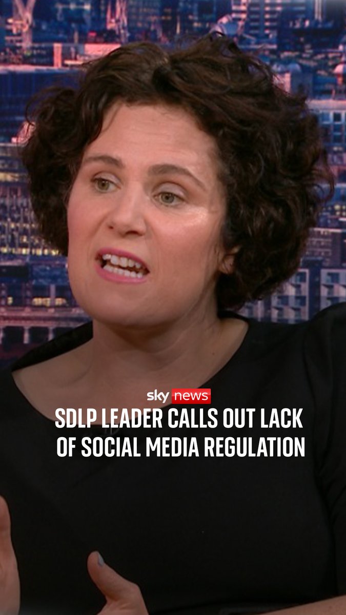 Speaking on The Cathy Newman Show, leader of the Social Democratic and Labour Party (SDLP) of Northern Ireland, Claire Hanna MP, said 'we're not doing enough' to tackle illegal content online. 🔗