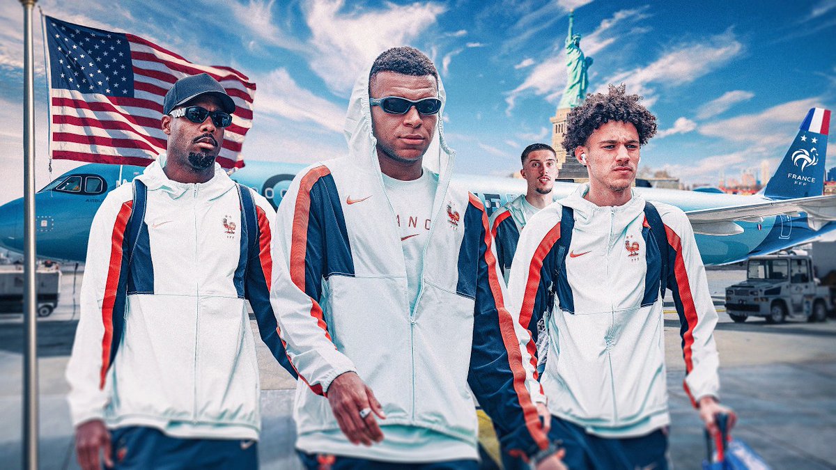 Faites les voyage jusqu'aux États-Unis avec nos Bleus ! 👀 ✈️ La Compagnie