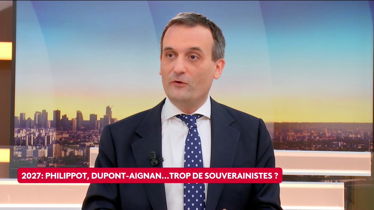 🔴 🗣 "Si dans quelques mois, [Philippe de Villiers] déclare qu'il est candidat, il sera du devoir de tous les souverainistes de mettre leur ego derrière et d'aller vers celui qui a le plus de chances de l'emporter", déclare la président des Patriotes, Florian Philippot. #canal16