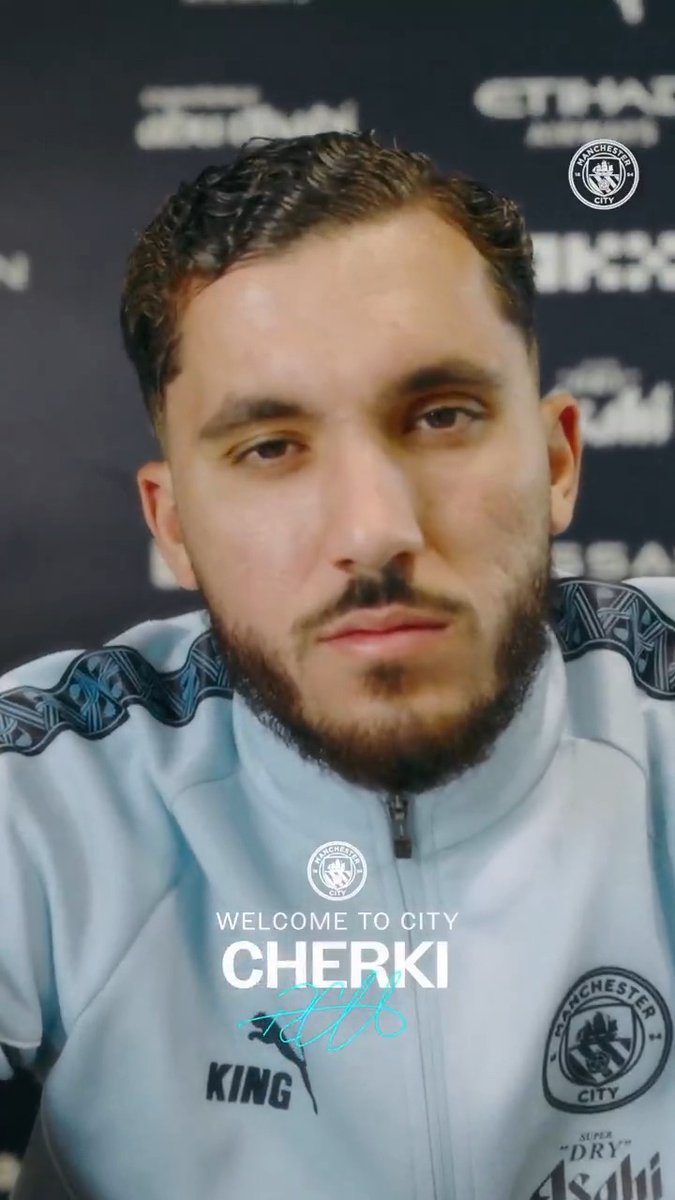 Rayan Cherki was unveiled as a Manchester City player, one year ago today. 🥶
