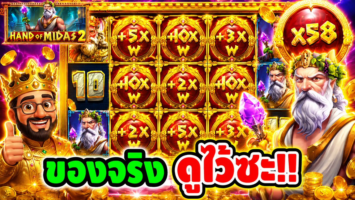 ของจริง แค่ไหน ไปดูซะ !! Hand Of Midas2 - pragmatic ⌛️ ติดตามเฮียริช ทุกช่องทาง : #เฮียริชสวิตเซอร์แลนด์